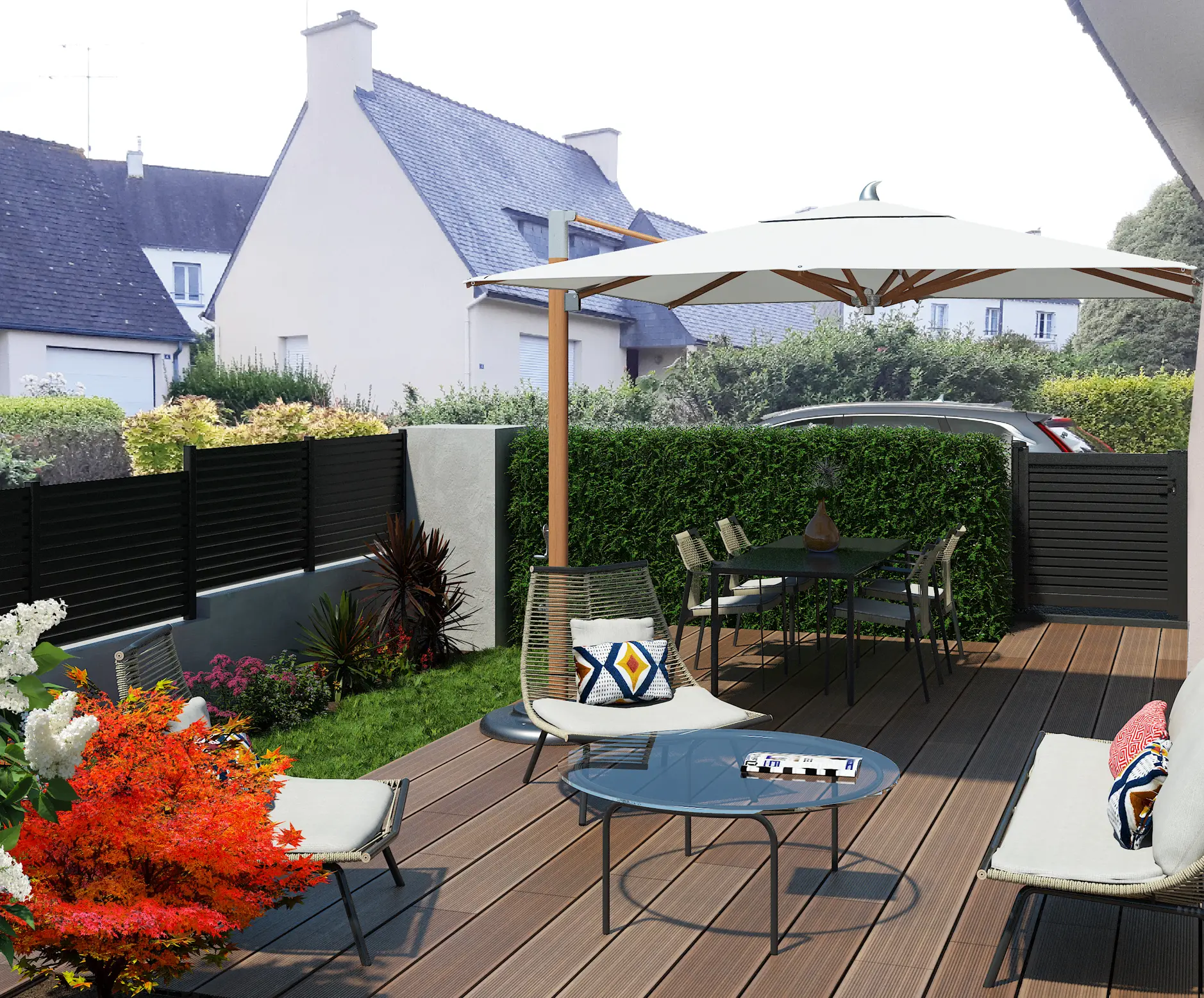 Aménagement de terrasse par Makett