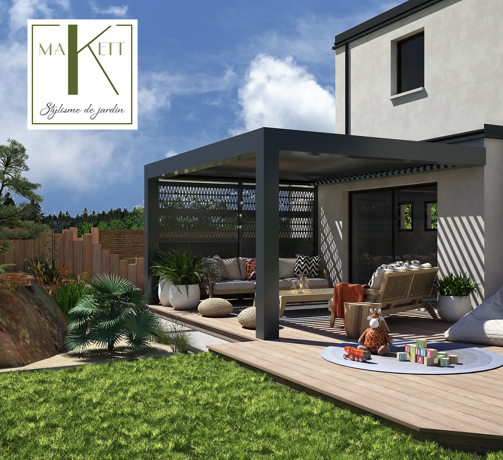 Projet paysagisme makett